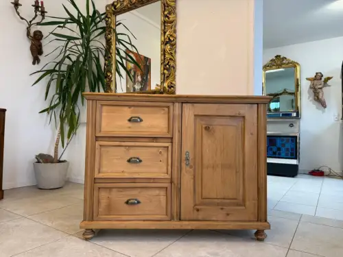 Ladenkommode Bauernmöbel Bauernmöbel Bauernschrank Weichholz D1113