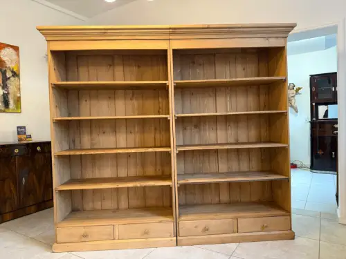 Bauernregal Doppelregal Bücherregal Stellage Bücherschrank Bauernkasten D1128