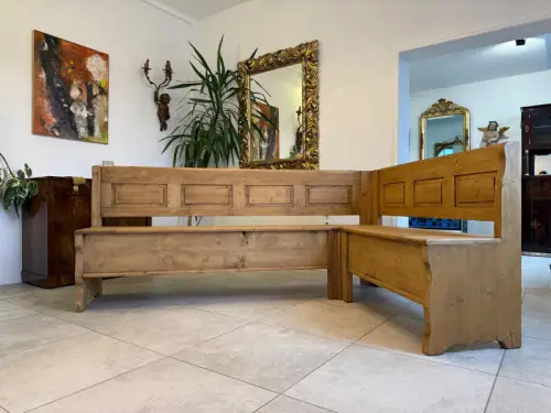 Eckbank Eckbankgruppe Bauernstube Naturholz Sitzgruppe D1134