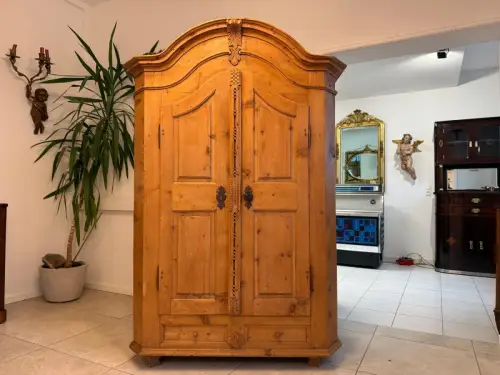 Barocker Brotschrank Almerschrank Vorratsschrank Bauernkasten Antik D1132