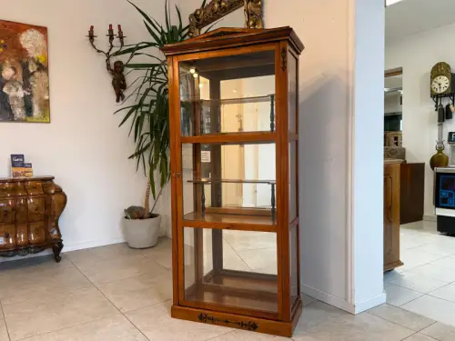 Antiquität Biedermeier Vitrine Bücherschrank Antiquität D1150