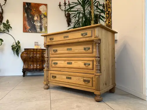 Restaurierte Gründerzeit Kommode Ladenkommode Antik D1149