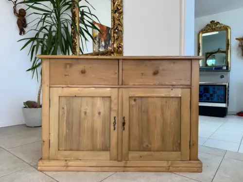 Bäuerliche Anrichte Laden Kommode Laden Kasterl Antik Weichholz Antik D1181