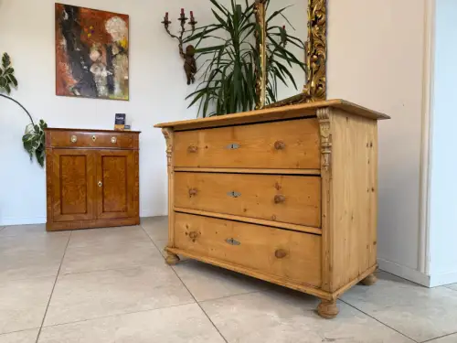 Bäuerliche Gründerzeit Anrichte Kommode Kasterl Bauernmöbel Antik D1201