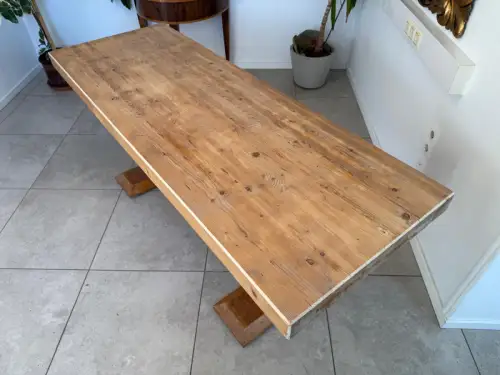 Uriger Bauerntisch Tafeltisch Hüttentisch Naturholztisch G2286