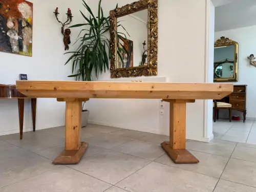 Uriger Bauerntisch Tafeltisch Hüttentisch Naturholztisch G2286