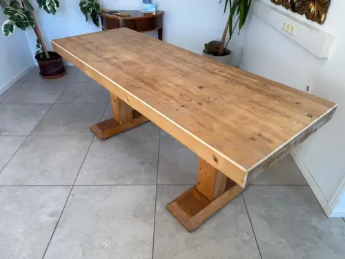Uriger Bauerntisch Tafeltisch Hüttentisch Naturholztisch G2286
