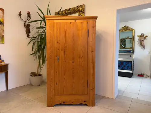 Uriger Brotschrank Biedermeier Almerschrank Vorratsschrank Bauernkasten Antik D1