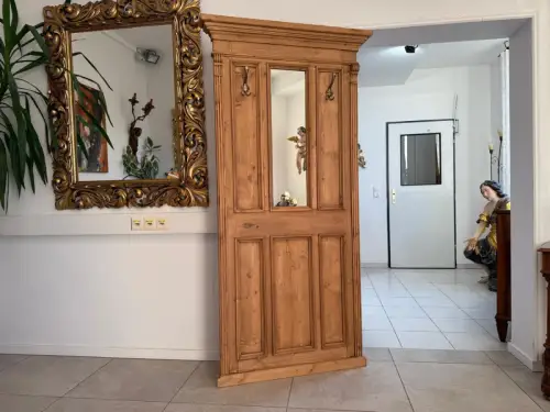 Vollholz Garderobenschrank Bauernschrank Kleiderschrank G2293