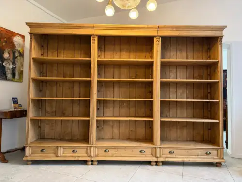 Grosses Bücherregal Stellage Bücherschrank Bauernkasten Bücherwand D1243