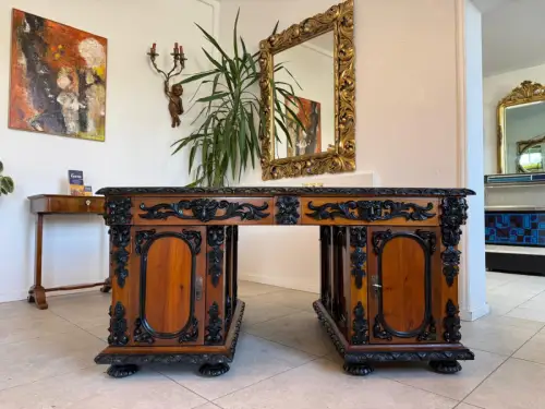 Originaler Gründerzeit Historismus Sekretär Freisteher D1233