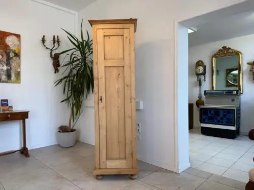 Sale 1 türiger Bauernschrank Jugendstil Bauernkasten Naturholzschrank D1252