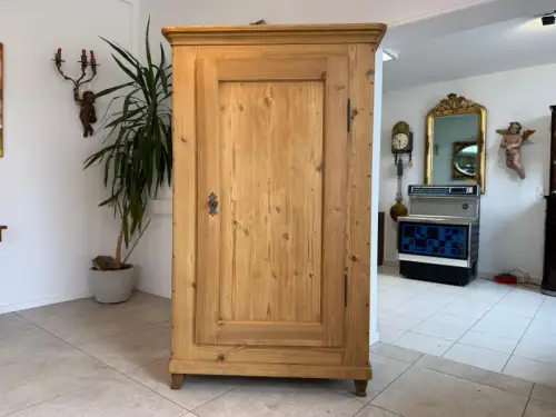 Biedermeier Schrank Sale Originaler Bauernschrank Naturholzschrank D2271
