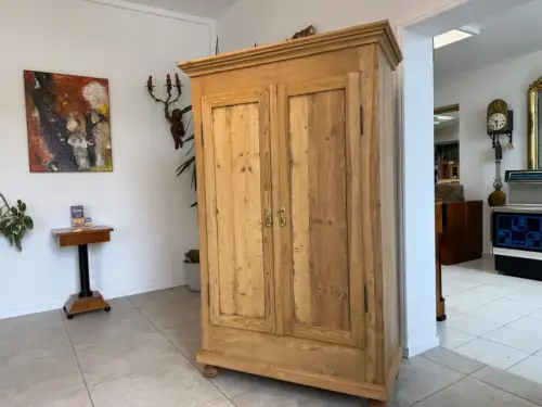 Bauernschrank Steirisch Biedermeier Naturholzschrank D2270