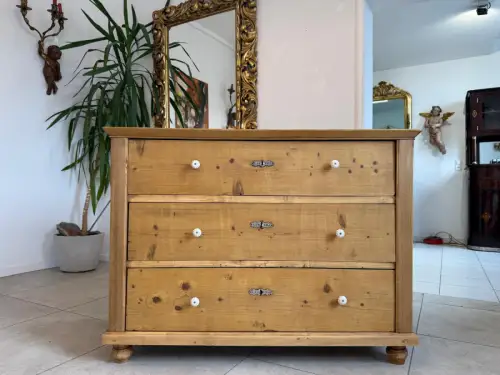 Restaurierte Biedermeier Kommode 3 Ladenkommode Antik ifantik D2284