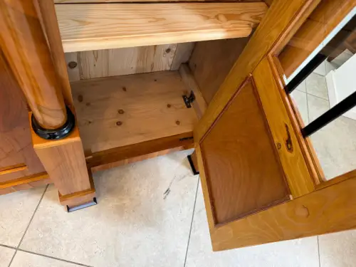 Biedermeier Vitrine  Bücherschrank Restauriert Nussbaum SALE D2295