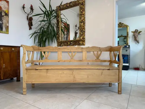 Truhenbank Küchenbank Bauernmöbel Bauernmöbel D2308