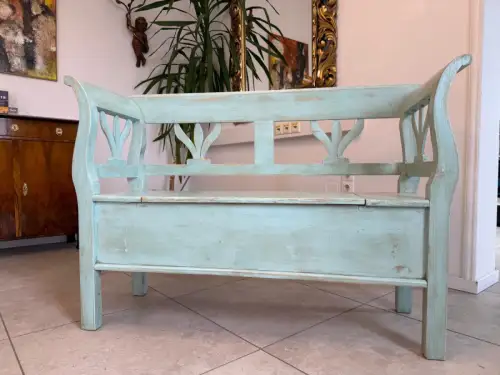 Antike Truhenbank Küchenbank Bauernmöbel Bauernmöbel D2315