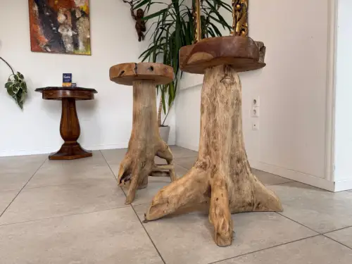 2 Barhocker Thresenstuhl Bauernhocker Hocker D2363