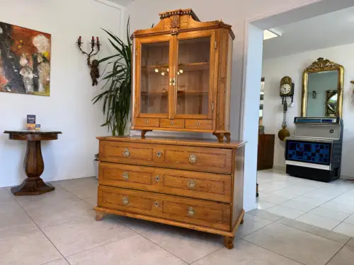 Originaler Josefinischer Aufsatzsekretär Aufsatzkommode Antiquität G2371 Kopie