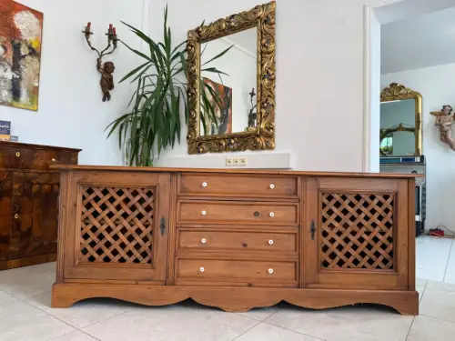 Bäuerliche Ladenkommode Apothekenschrank Anrichte D2445