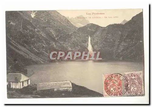 environs de Luchon Ansichtskarte AK Vle lac d&#39OO