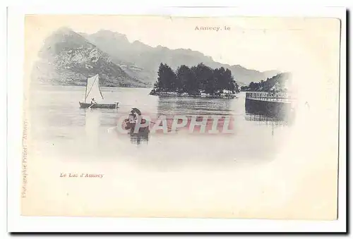 Cartes postales le lac d&#39Annecy (bateaux)