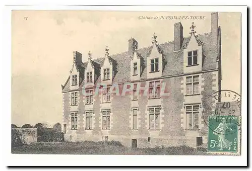 chateau de Plessis lez Tours Ansichtskarte AK