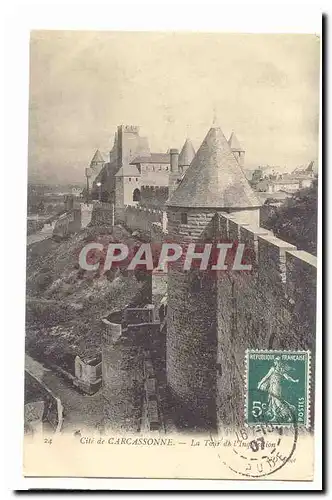 Carcassonne Cartes postales La tour de l&#39Inquisition