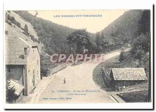 Bussang Cartes postales Route de Wessetling (cote alsacien)