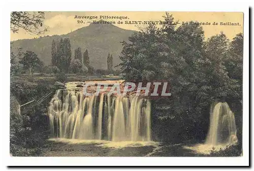 Environs de Saint Nectaire Cartes postales la cascade de Saillant