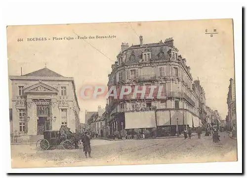 Bourges Cartes postales place Cujas Ecole des Beaux Arts