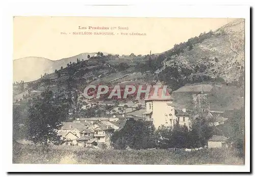 Mauleon Barousse Cartes postales Vue generale