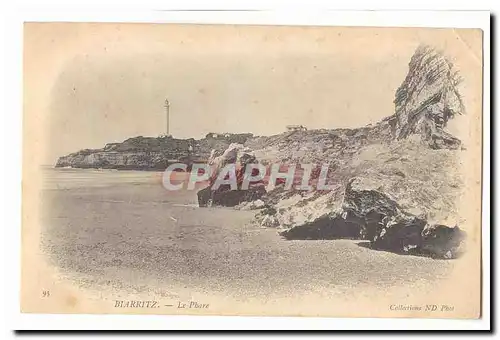 Biarritz Cartes postales Le phare