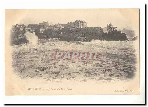 Biarritz Cartes postales Les bains du port Vieux
