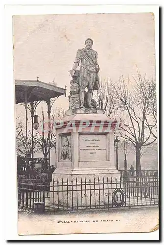 Pau Cartes postales Statue de Henri IV