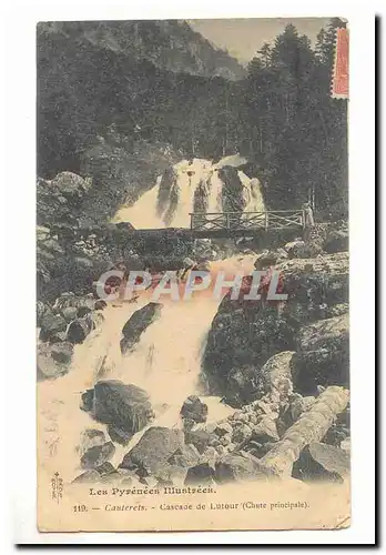 Cauterets Cartes postales Cascade de Lutour (chute principale)