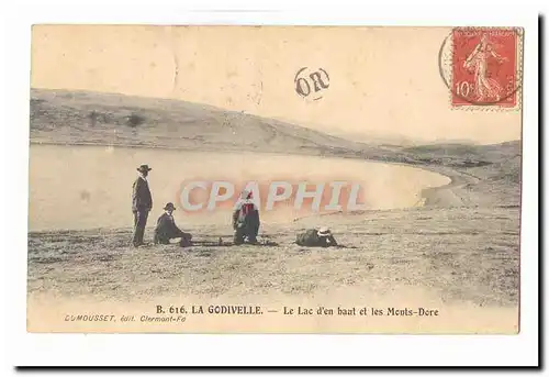 la Godeville Cartes postales le lac d&#39en haut et les Monts Dore