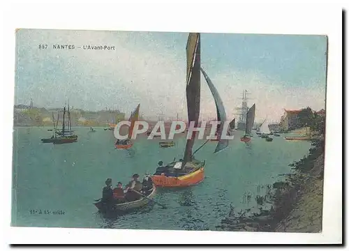 Nantes Cartes postales l&#39avant port (bateau)