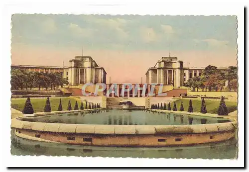 Paris (7eme) Ansichtskarte AK Le palais de Chaillot vu des jardins