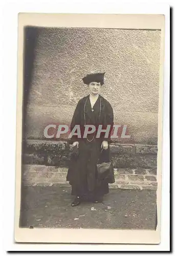 Tulle 1916 Carte photo Assa fille Germaine (Correze)