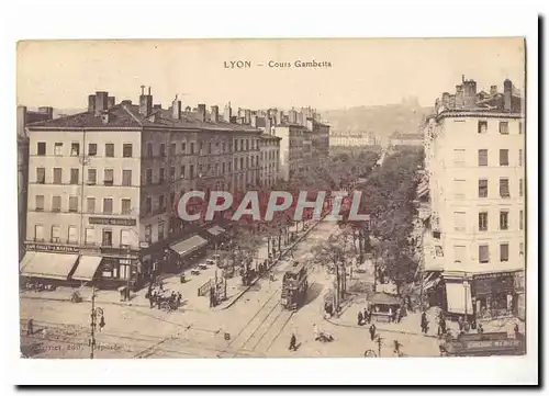 Lyon Cartes postales Cours Gambetta