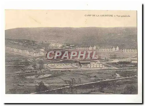 Cartes postales Creuse CAmp de la Courtine Vue generale (caserne)