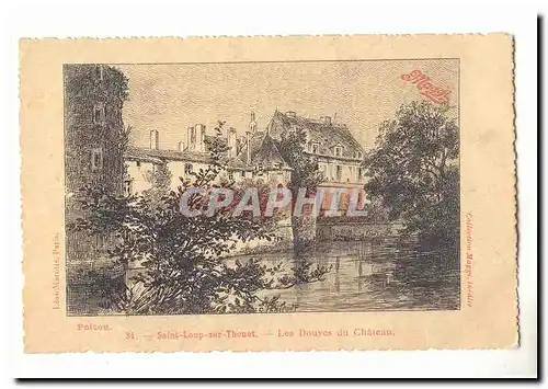 Saint Loup sur thouet Cartes postales Les douves du chateau