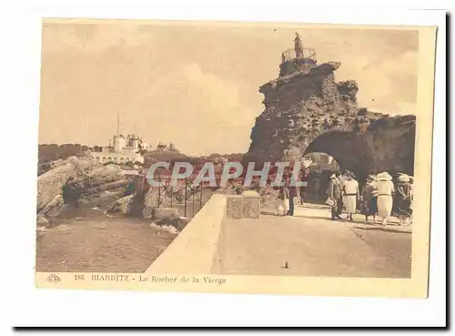 Biarritz Cartes postales le rocher de la vierge