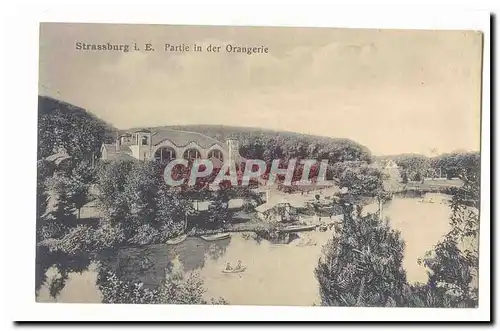 Strassburg Cartes postales Partie in der Orangerie