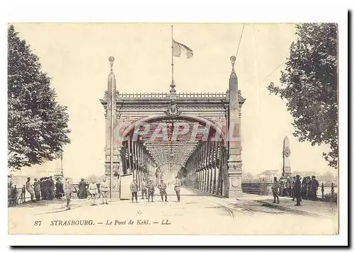 Strasbourg Cartes postales Le pont de Kehl