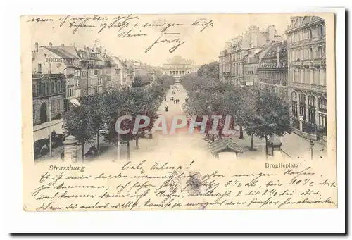 Strassburg Cartes postales Broglieplatz