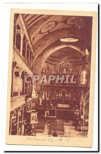 Saint Jean de luz Cartes postales L'eglise de style gothique construite au 14eme le mariage de Louis XIV y fu
