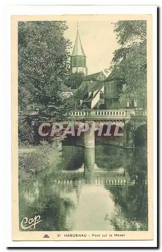 Haguenau Cartes postales Pont sur la Moder